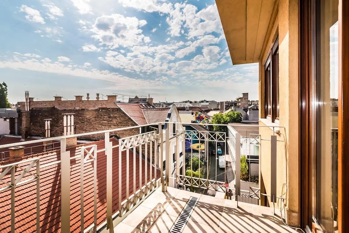 Central Penthouse Free Parking 2Balconies Ac Nice Βουδαπέστη